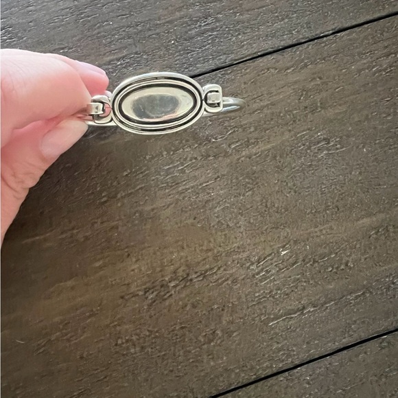 Elegant Silver Bangle Bracelet